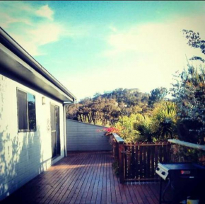 Spacious home with deck and view.